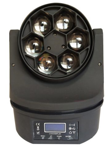 Đèn LED Moving Head Bee Eye 6 mắt 6x12W-RGBW