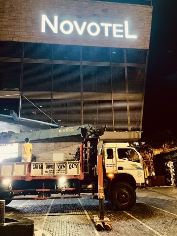 Lắp đặt sửa chữa đèn chữ NOVOTEL TẠI KHÁCH SẠN NOVOTEL Đà Nẵng