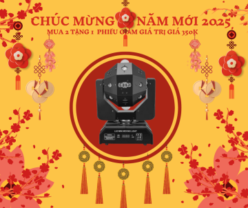 NĂM MỚI 2025 MUA 2 ĐÈN SÂN KHẤU MOVING TẶNG 1