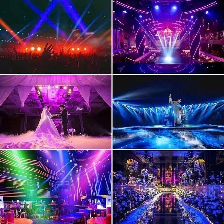 Đèn Moving 4 Đầu 16 Bóng Viền Led RGB ( 4 In 1 ) - Hình ảnh 3