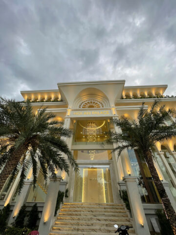 DỰ ÁN ÁNH SÁNG TIỆC CƯỚI HỘI AN PALACE — DO ĐÈN SÂN KHẤU CQ THI CÔNG & LẮP ĐẶT